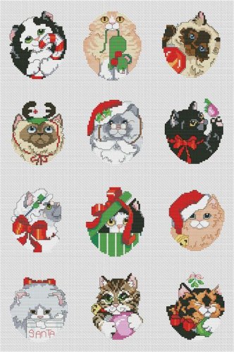 (image for) Christmas Kittens Ornaments